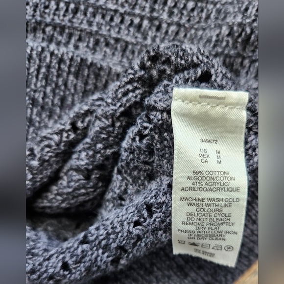 DKNY Gray Knit Sweater Size M - Picture 5 of 5